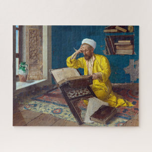 Islamic Theologian with Quran Osman Hamdi Bey Jigsaw Puzzle