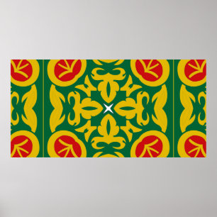 Islamic Traditional Pattern. Bandana print design 