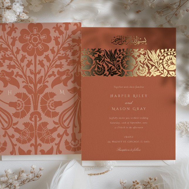 Islamic Wedding Burnt Orange and Gold (Creator Uploaded)