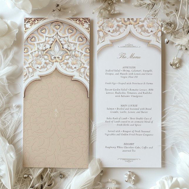 Islamic Wedding Ceremony Menu Card (Creator Uploaded)
