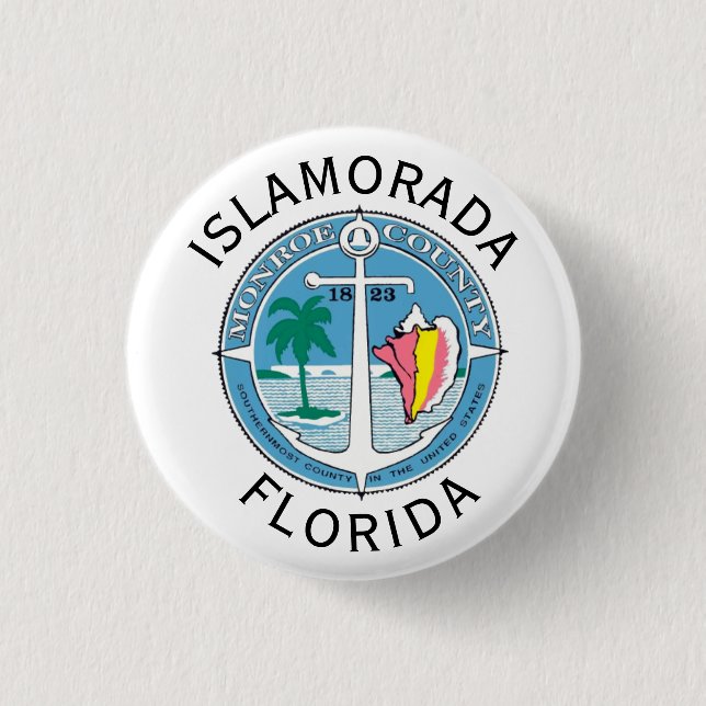 Islamorada - Florida Keys 3 Cm Round Badge (Front)