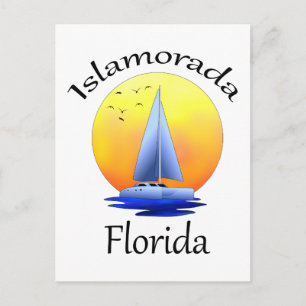 Islamorada Florida Keys Sailing Postcard