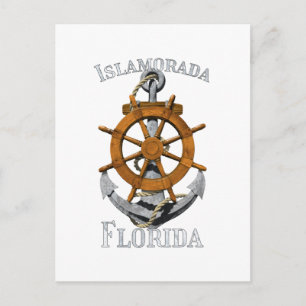 Islamorada Florida Keys Vacation Nautical Anchor S Postcard