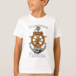 Islamorada Florida Keys Vacation Nautical Anchor S T-Shirt