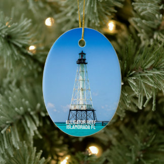 Islamorada Florida Lighthouse Ceramic Tree Decoration