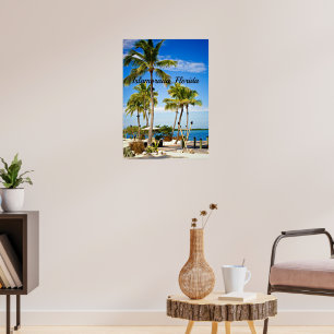 Islamorada, Florida Palm Trees Poster