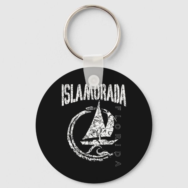 Islamorada Florida Souvenir  Key Ring (Front)