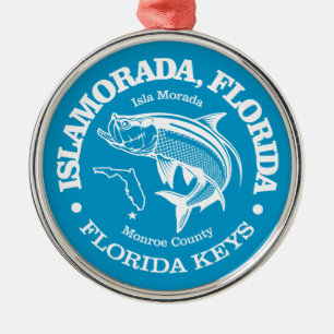 Islamorada (tarpon) metal tree decoration
