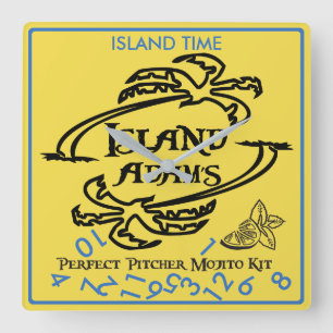 Island Adam Island Time Wall Clock