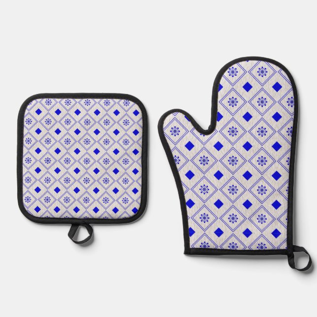 Island Breeze Oven Mitt & Pot Holder Set (Front)