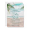 Island Breeze Painted Beach Scene Tropical Wedding