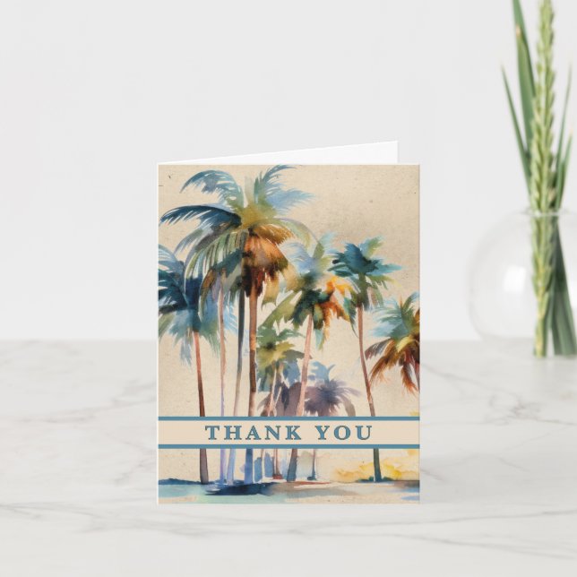 Island Breeze Thank You Card (Front)