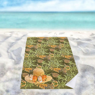 Island Browns Beach Towel