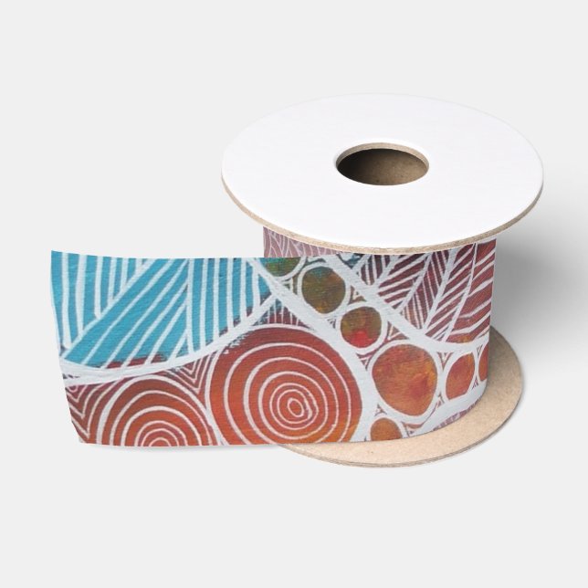 Island Corroboree Ribbon Satin Ribbon (Spool)