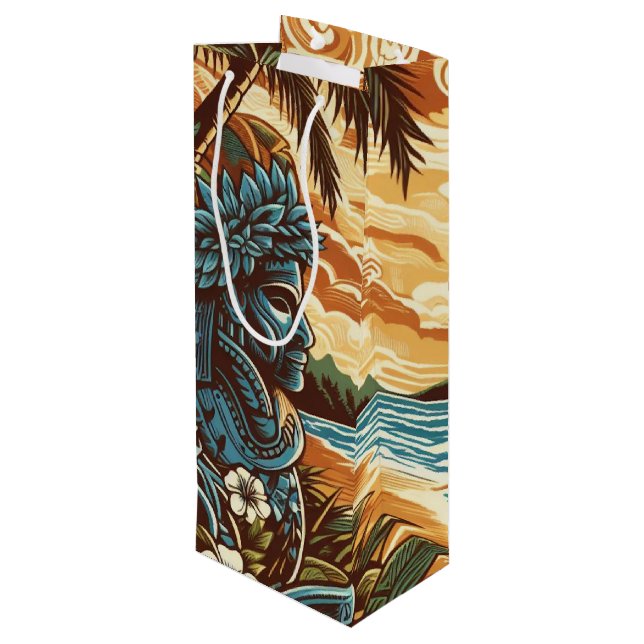 Island Culture Gift Bag 10 (Back Angled)