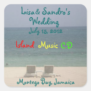 IsLAND DESTINATION FAVOR STICKER