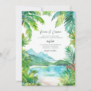 Island Destination Wedding Invitation