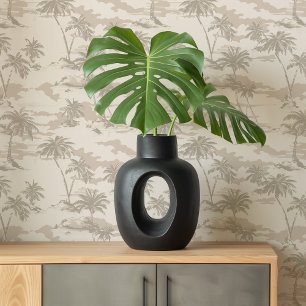 Island Dreams Beige & Cream Wallpapers Tropical