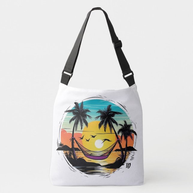 Island Dreams - The Caribbean Friends Collection Crossbody Bag (Front)