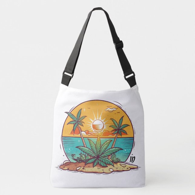 Island Dreams - The Caribbean Friends Collection Crossbody Bag (Front)