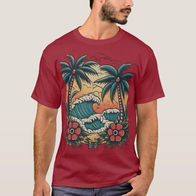 Island Escape  T-Shirt (Front)