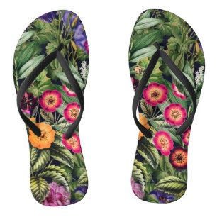 Island Floral Pink Meadow Jandals