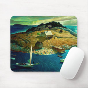 Island Funeral, 1939 by Newell Convers Wyeth Mouse Pad