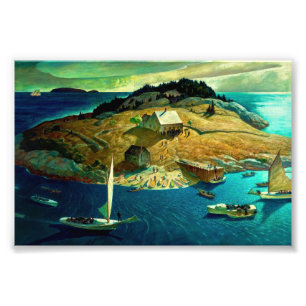 Island Funeral by Newell Convers Wyeth Photo Print