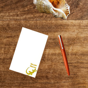 Island Gecko Post-It Notes
