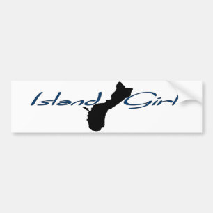 Island Girl - Guam Bumper Sticker