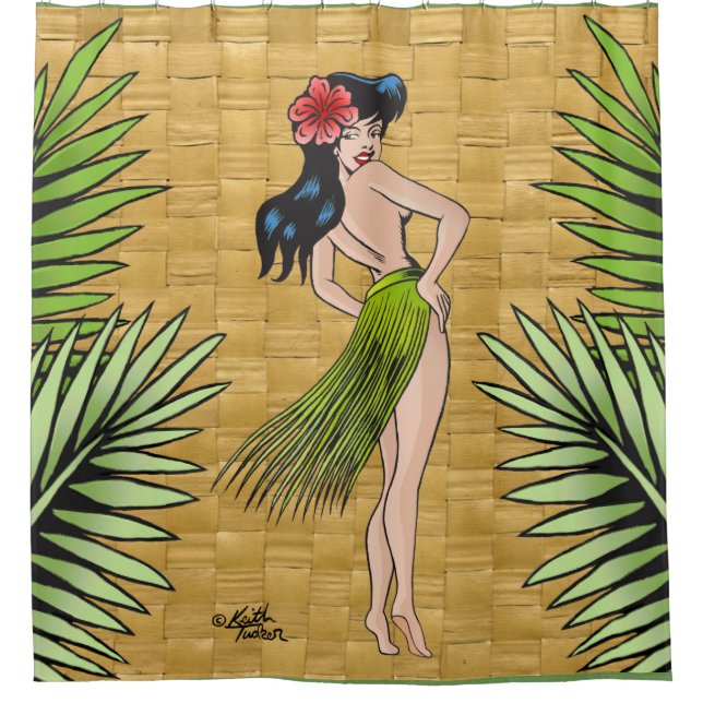 Island Girl Shower Curtain (Front)