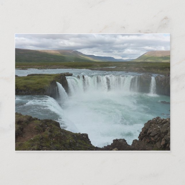 Island Godafoss Postcard (Front)