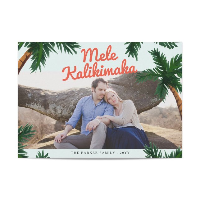 Island Greeting Holiday Photo Card (Creator Uploaded)