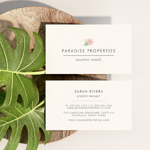 Island Hibiscus Business Card