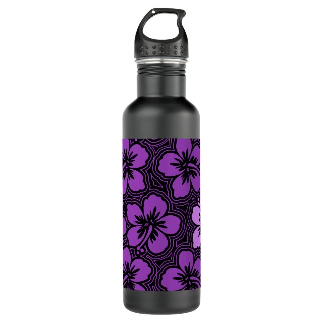 Island Hibiscus Hawaiian 710 Ml Water Bottle (Front)