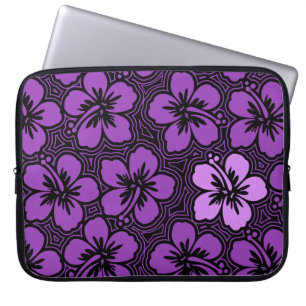 Island Hibiscus Hawaiian Neoprene Wetsuit Laptop Sleeve