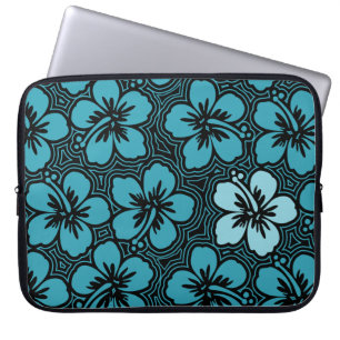 Island Hibiscus Hawaiian Neoprene Wetsuit Laptop Sleeve
