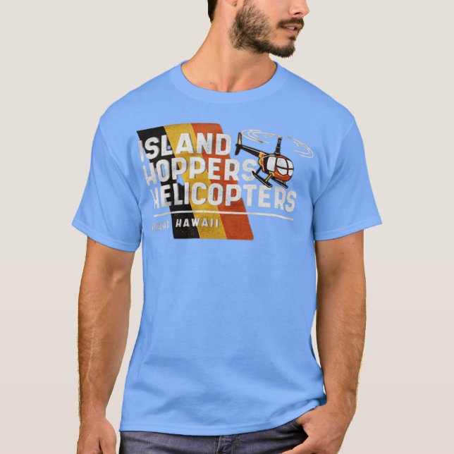 Island Hoppers Helicopters T-Shirt (Front)