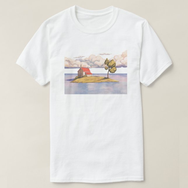 Island House Solitude Art Tee (Design Front)