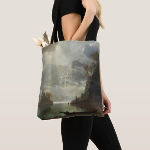 Island in the Lake (oil on canvas) Tote Bag