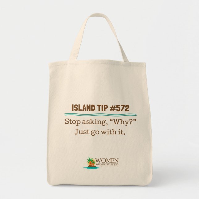Island Insider's Canvas Eco Bag #572 (Front)