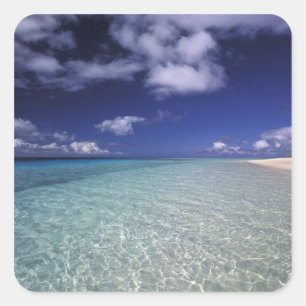 Island landscape, Vava'u Island,Tonga 2 Square Sticker