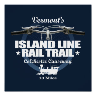 Island Line Rail Trail (H2) Poster