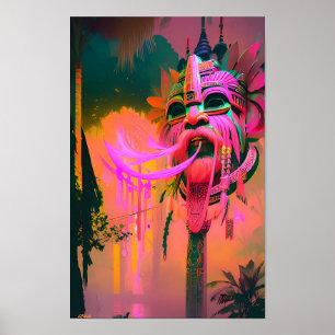 Island Magic in the Air Ken Gage Tropical Poster