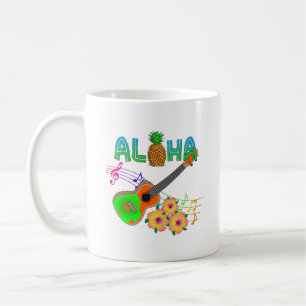 Island Music Ukulele Aloha Coffee Mug
