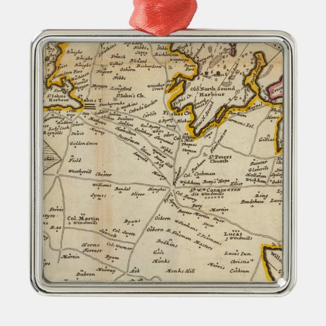 Island of Antego Metal Tree Decoration (Front)