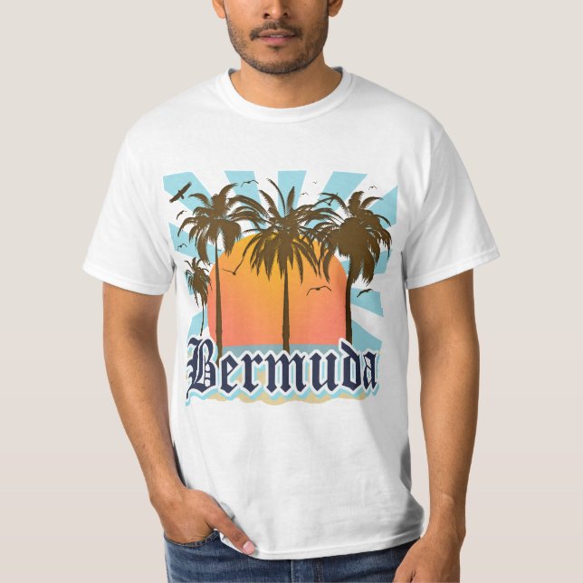 Island of Bermuda Souvenirs T-Shirt (Front)