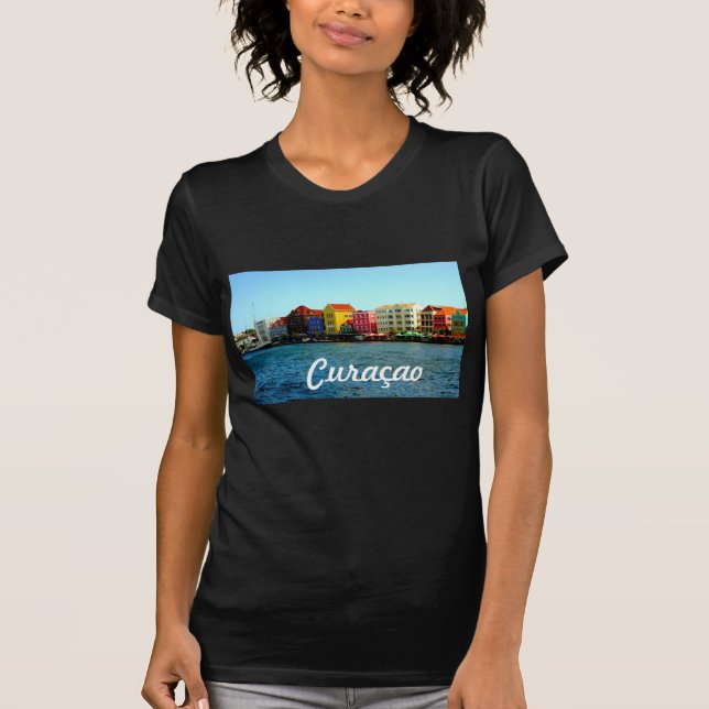 Island of Curacao Design by Admiro T-Shirt (Front)