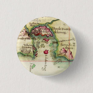 Island of Duarte de Lemos (ca.1586) 3 Cm Round Badge