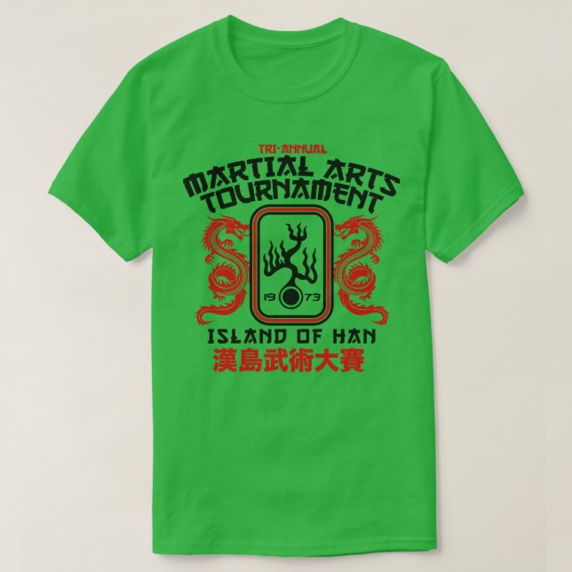 Island of Han Martial Arts Tournament T-Shirt (Design Front)